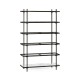 Distressed Bronze Six Tier Étagère