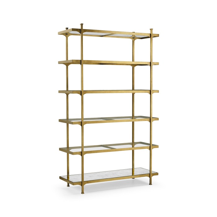 Gilded Six Tier Étagère