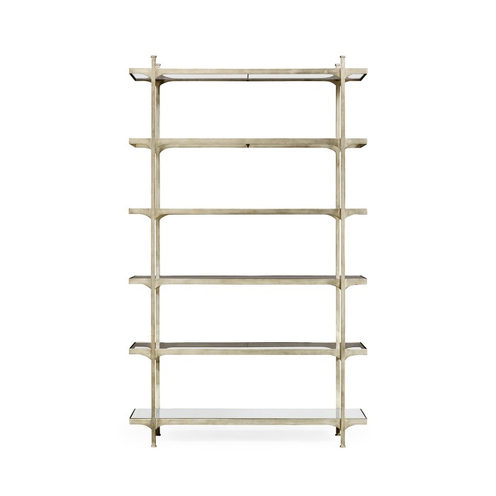 Silver Six Tier Étagère