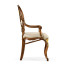 Sheraton Walnut Oval Back Arm Chair