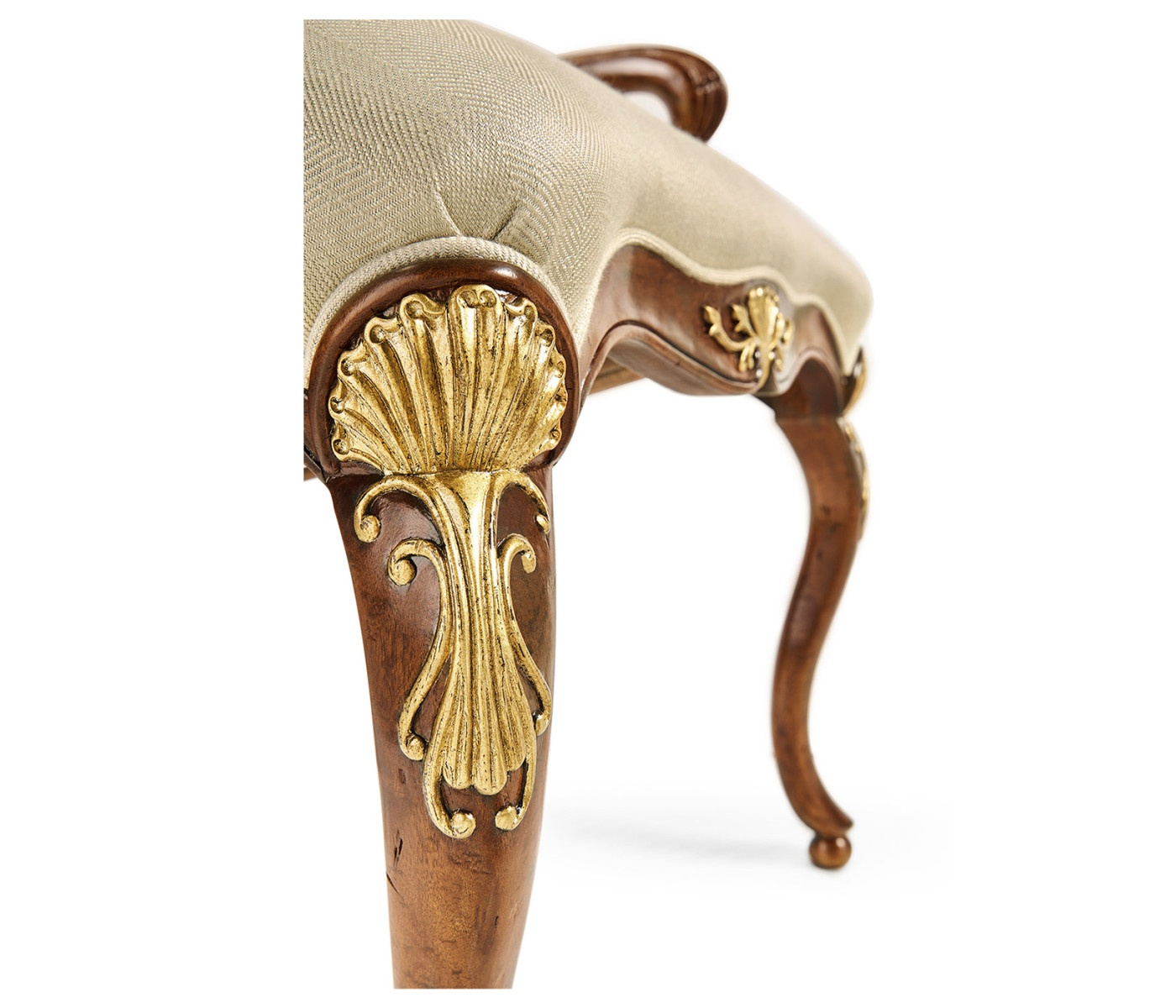 Sheraton Walnut Oval Back Arm Chair