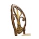 Sheraton Walnut Oval Back Side Chair