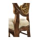 Sheraton Walnut Oval Back Side Chair