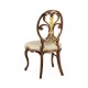 Sheraton Walnut Oval Back Side Chair