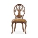 Sheraton Walnut Oval Back Side Chair