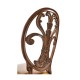 Sheraton Walnut Oval Back Side Chair
