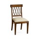 Regency Style Lattice Back Dining Side Chair