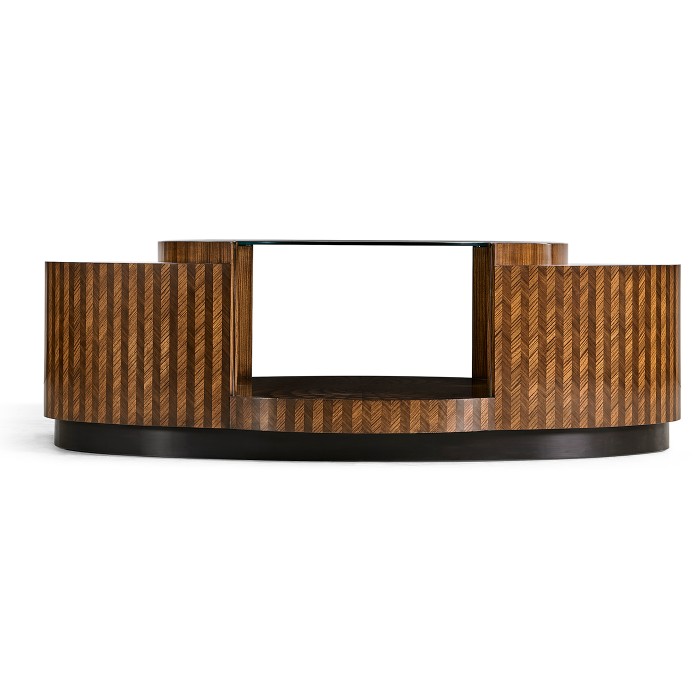 Feather Inlay Coffee Table