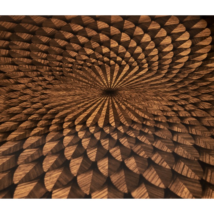 Feather Inlay Coffee Table