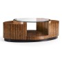 Feather Inlay Coffee Table