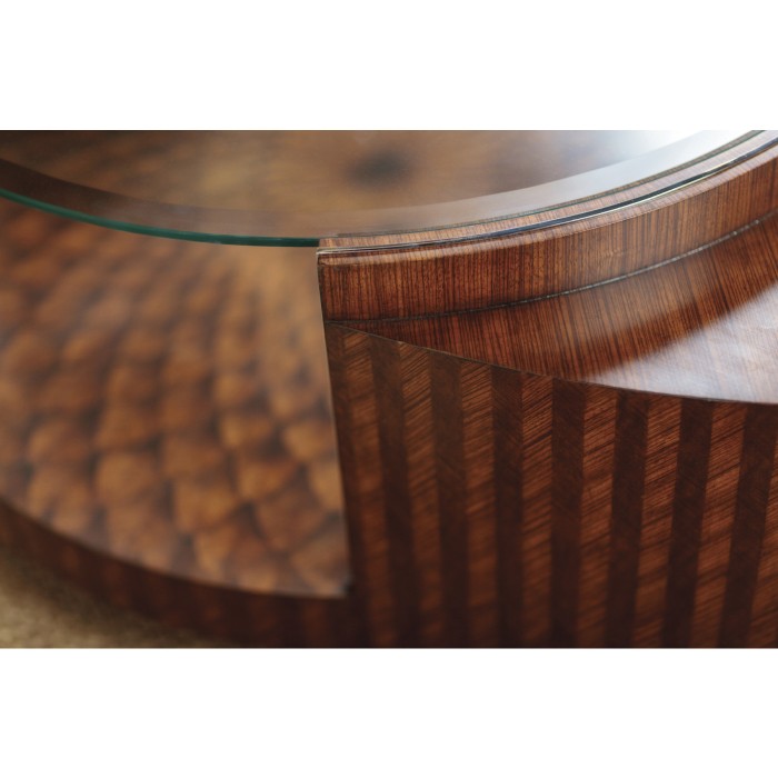 Feather Inlay Coffee Table