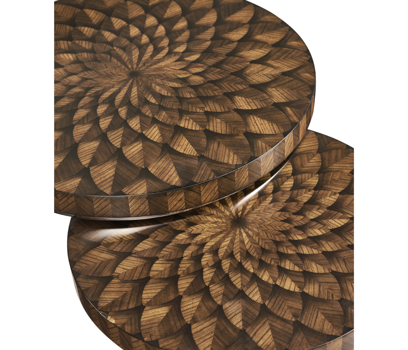 Feather Inlay Nest of Tables