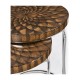 Feather Inlay Nest of Tables