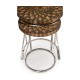Feather Inlay Nest of Tables