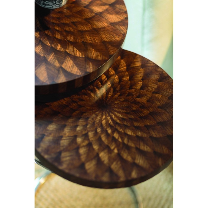 Feather Inlay Nest of Tables