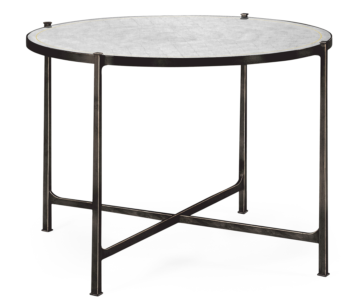 Transitional bronze centre table