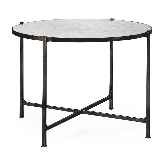 Transitional bronze centre table