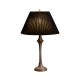 Heavily textured baluster table lamp