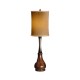 Mahogany & Ebonised Table Lamp
