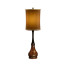Mahogany & Ebonised Table Lamp
