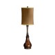Mahogany & Ebonised Table Lamp