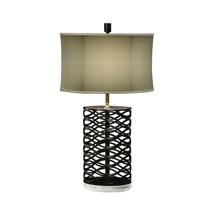 Bronze Interlaced Iron Table Lamp