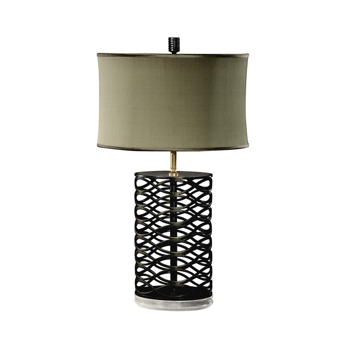 Bronze Interlaced Iron Table Lamp