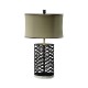 Bronze Interlaced Iron Table Lamp