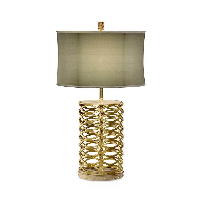 Gilded Interlaced Iron Table Lamp