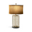 Silver Interlaced Iron Table Lamp