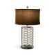 Silver Interlaced Iron Table Lamp