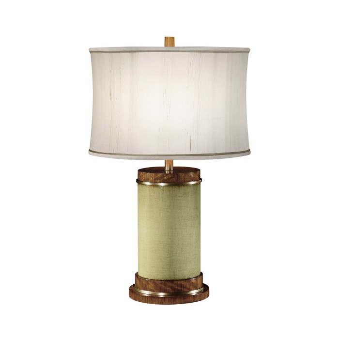 Sage Finish Hyedua Circular Table Lamp