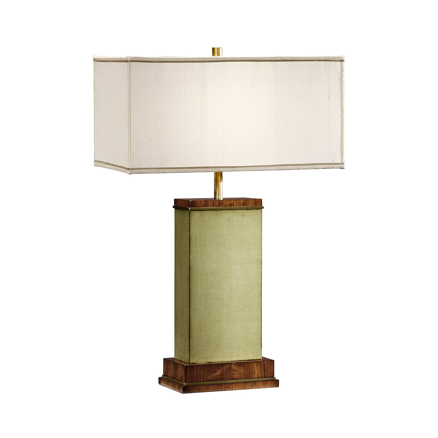 Sage Finish Hyedua Rectangular Table Lamp