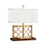 Gilded Gothic Trellis Table Lamp