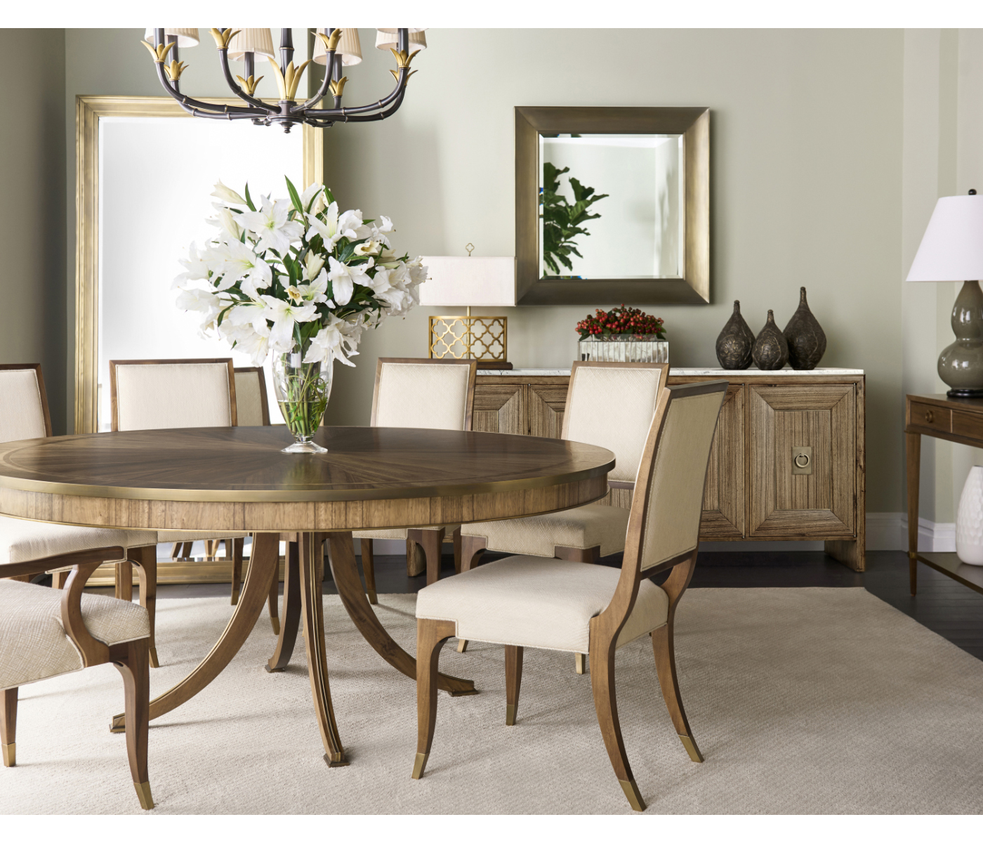 Gilded Gothic Trellis Table Lamp