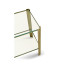 Brass & Glass End Table