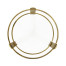 Cosmo Antique Brass Drinks Table
