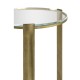 Cosmo Antique Brass Drinks Table