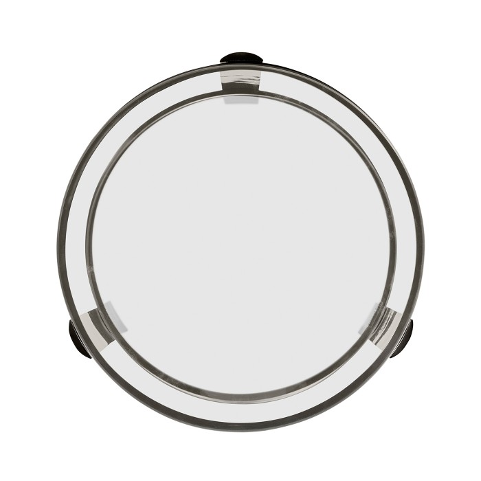 Gatsby Black Nickel Drinks Table