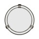 Gatsby Black Nickel Drinks Table