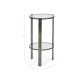 Gatsby Black Nickel Drinks Table
