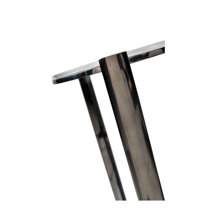 Gatsby Black Nickel Drinks Table