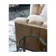 Gatsby Black Nickel Drinks Table