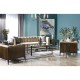 Gatsby Black Nickel Drinks Table