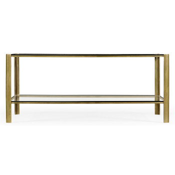 Cosmo Antique Brass Cocktail Table