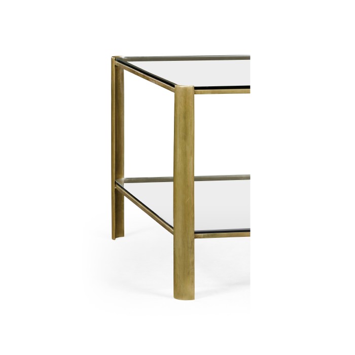 Cosmo Antique Brass Cocktail Table