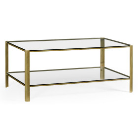 Cosmo Antique Brass Cocktail Table