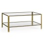 Cosmo Antique Brass Cocktail Table