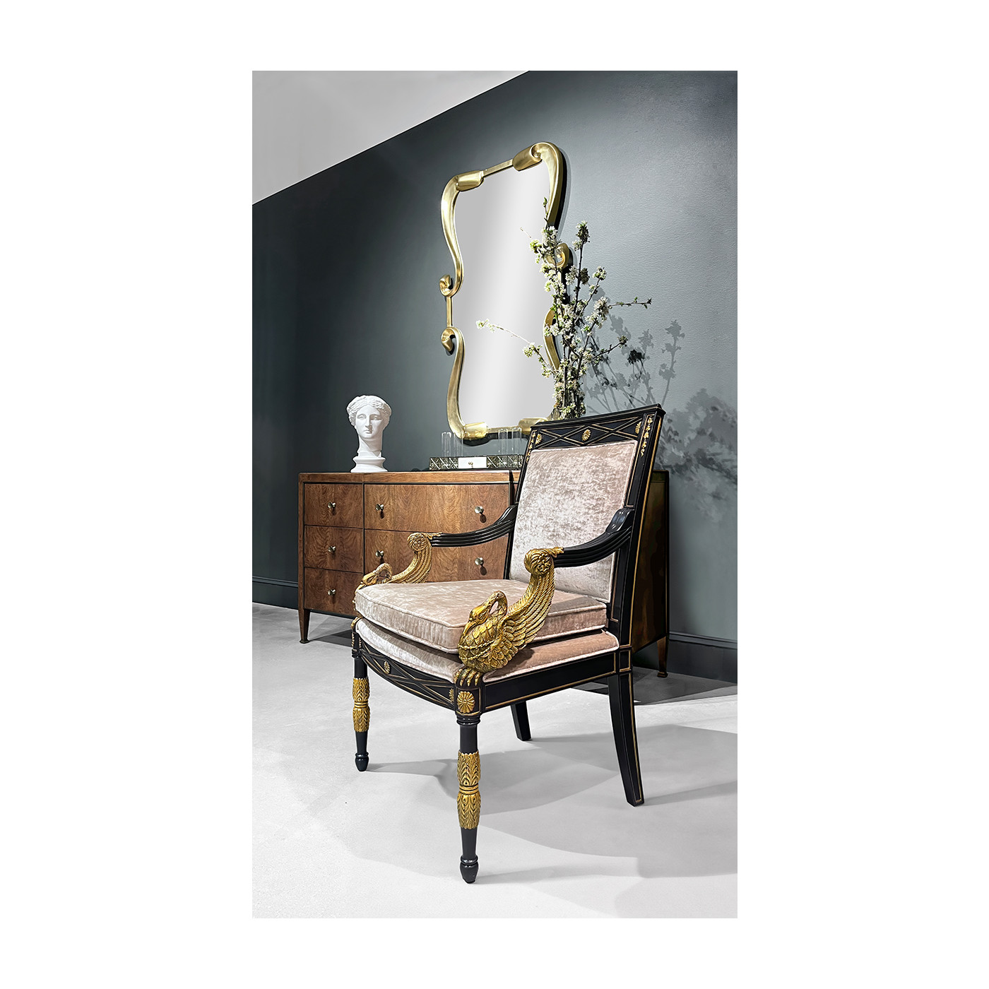 Kensington Swan Arm Chair