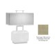 Opera Table lamp with brass